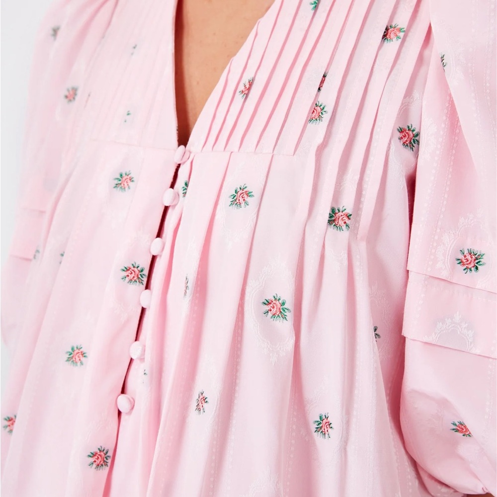 NWOT Hunter Bell Jenkins Dress in Pink Blossom Size Large - Picture 7 of 14